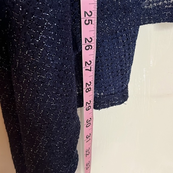 Lane Bryant Cardigan 18/20 Plus Open Front Lightweight Cardi Blue Sweater NWT - Picture 11 of 13